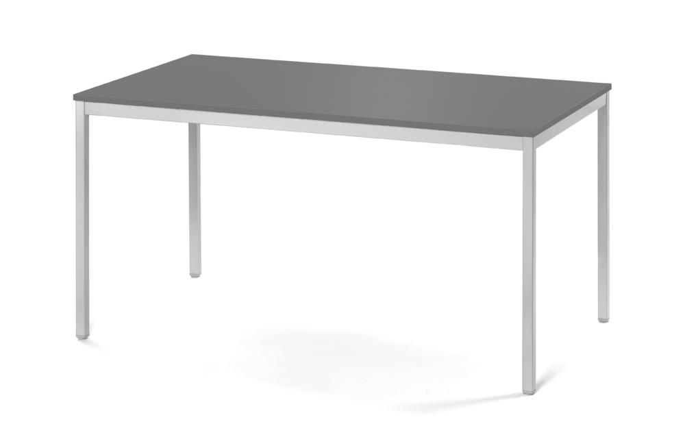 Konferenztisch BASE LINE-PRO | antraciet | 1400 | 800 | aluzilver | rechthoek