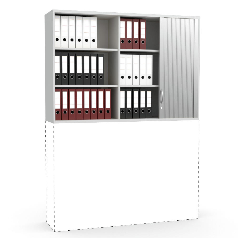 Opzetroldeurkast PROFI MODUL | lichtgrijs | 1600