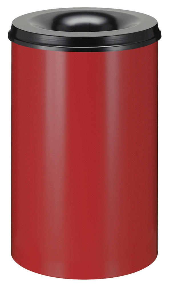 Papiermand met vlamdover, 110 liter | rood | 110,00