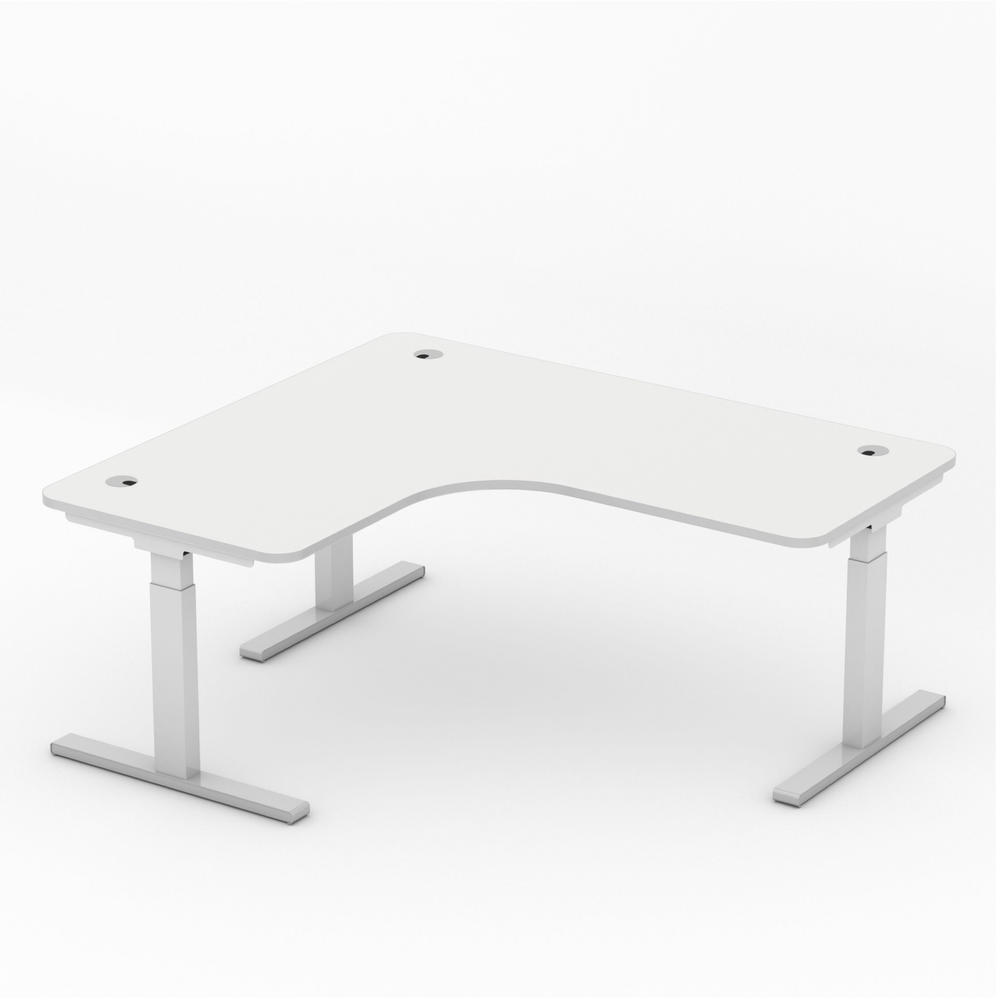 Hoekbureau iMODUL | wit | 1800 | hoekbureau linkszijdig