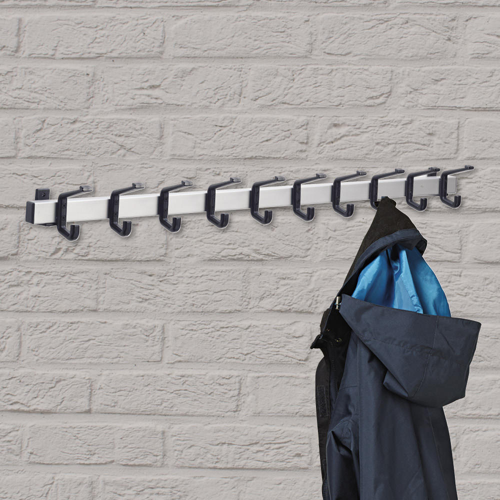 Wandgarderobe met 10 hoeden- en jashaken