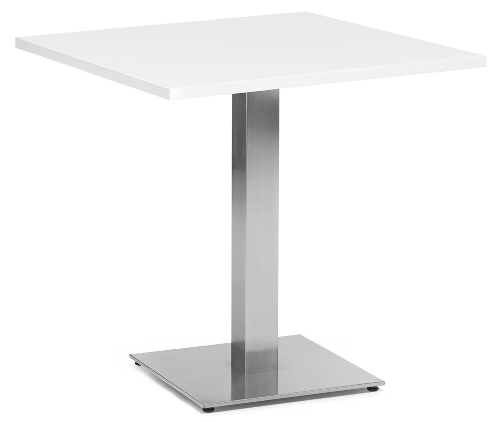 Cafetaria-tafelsysteem PARMA hoekig | wit | 755 | gepolijst