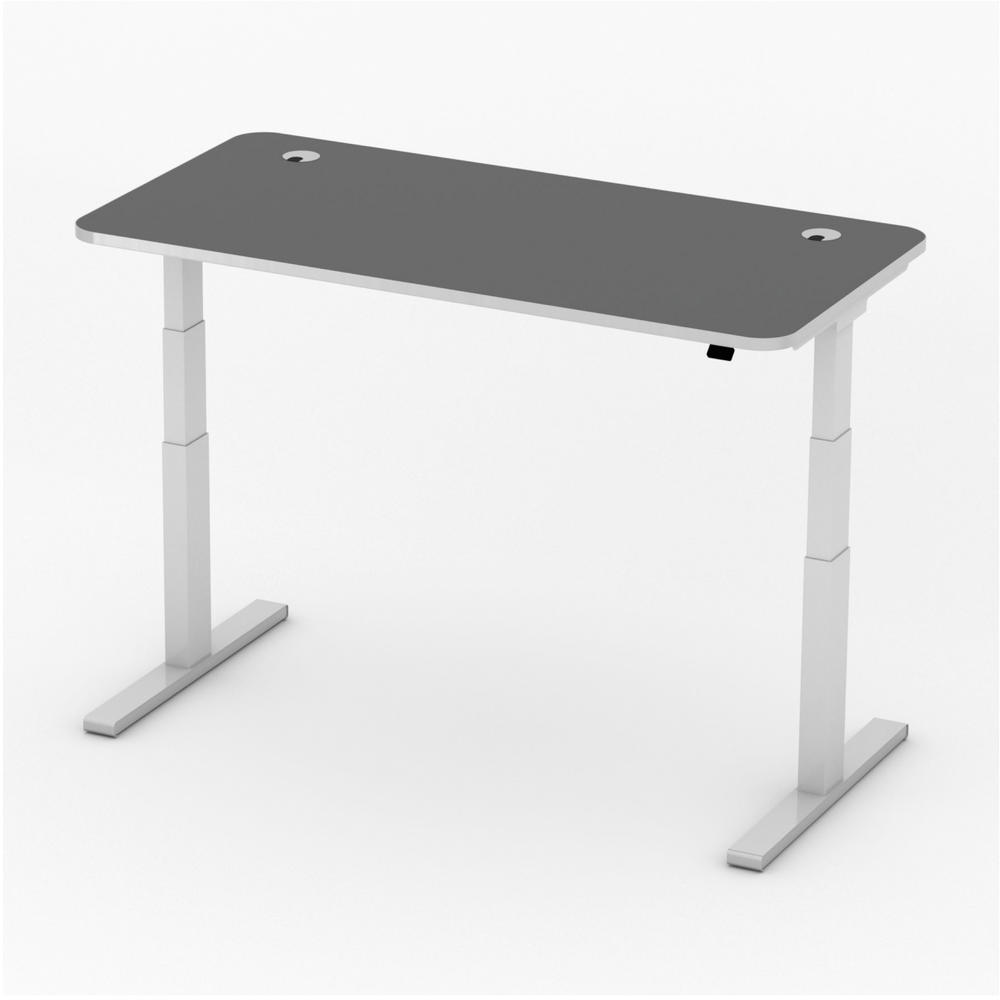Hoogteverstelbare bureau iMODUL | antraciet | 1600 | rechthoek