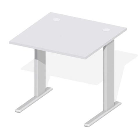 Bureau Basic M BASE LINE | lichtgrijs | 800