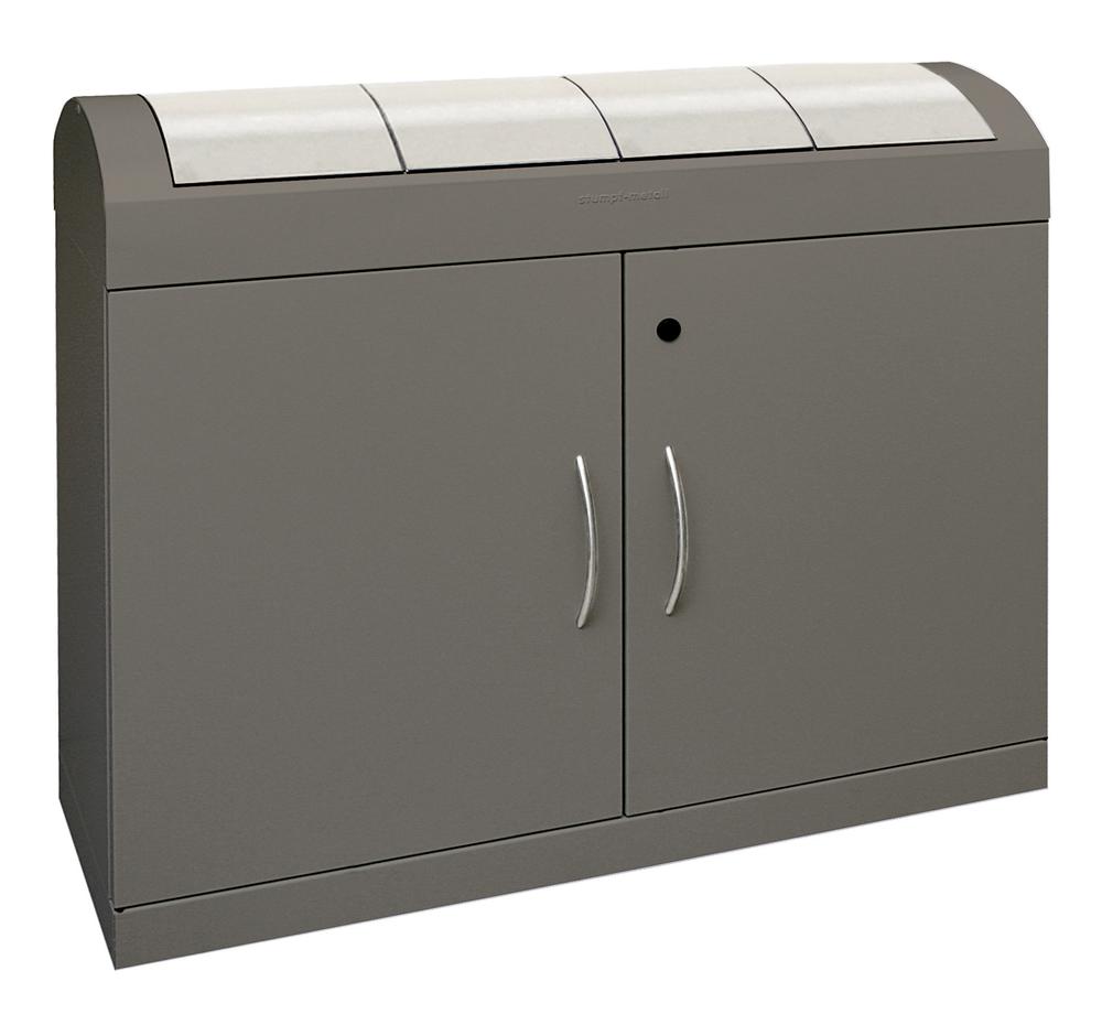 Avalscheidingssysteem met volume 4 x 45 l | soft-mokka | 4 x 45 l