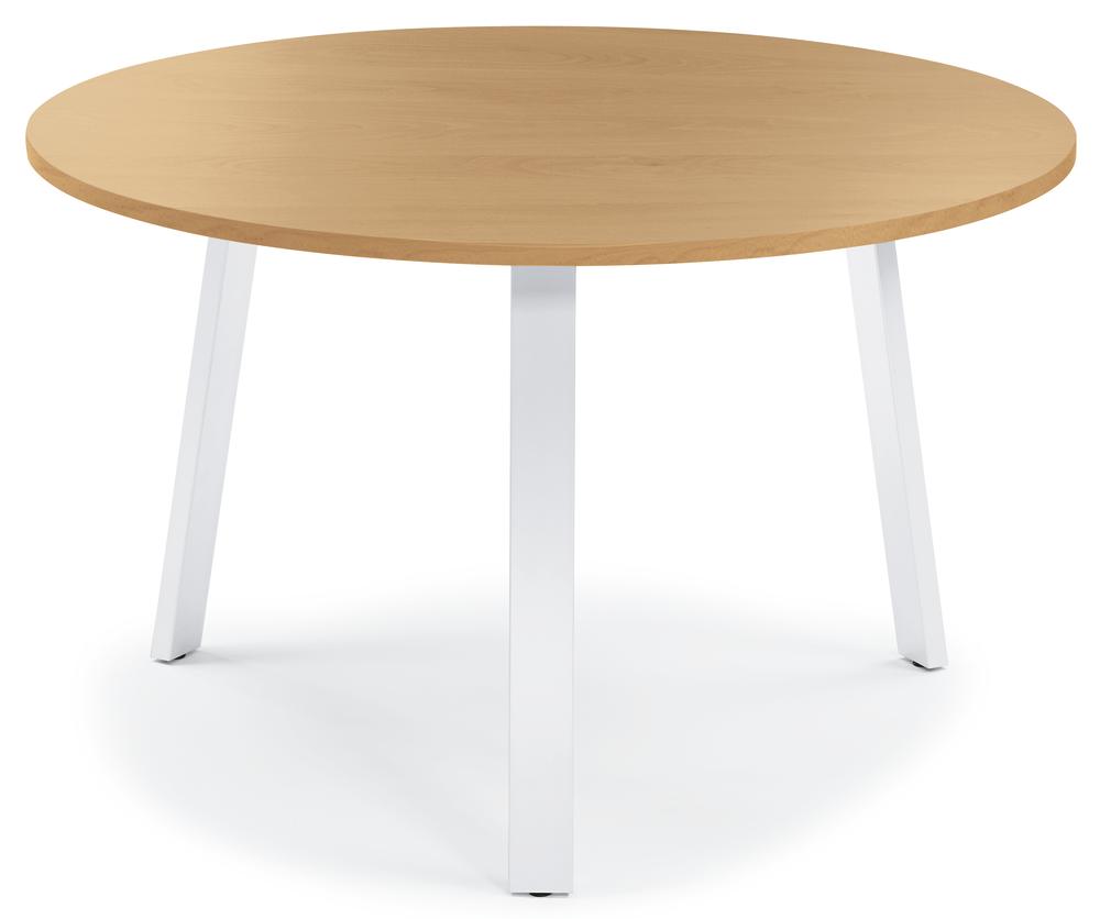 Conferentietafel DELTA RIO | beukdecor | wit RAL 9016 | 1200