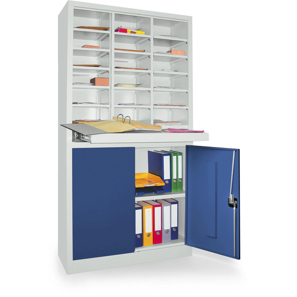 Opbergrek met kast | gentiaanblauw RAL 5010