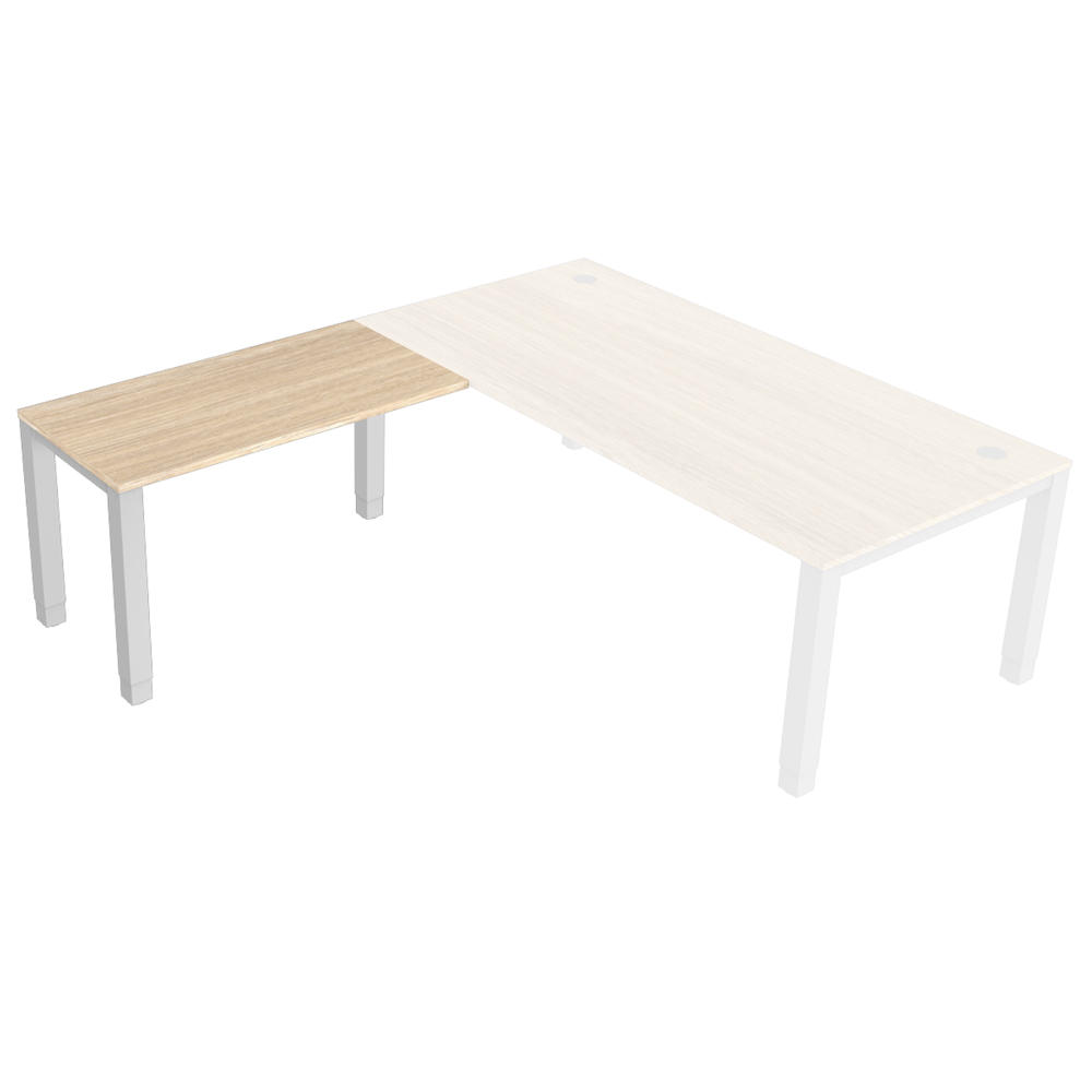 Aanbouwtafel MANAGEMENT 2 | licht eik