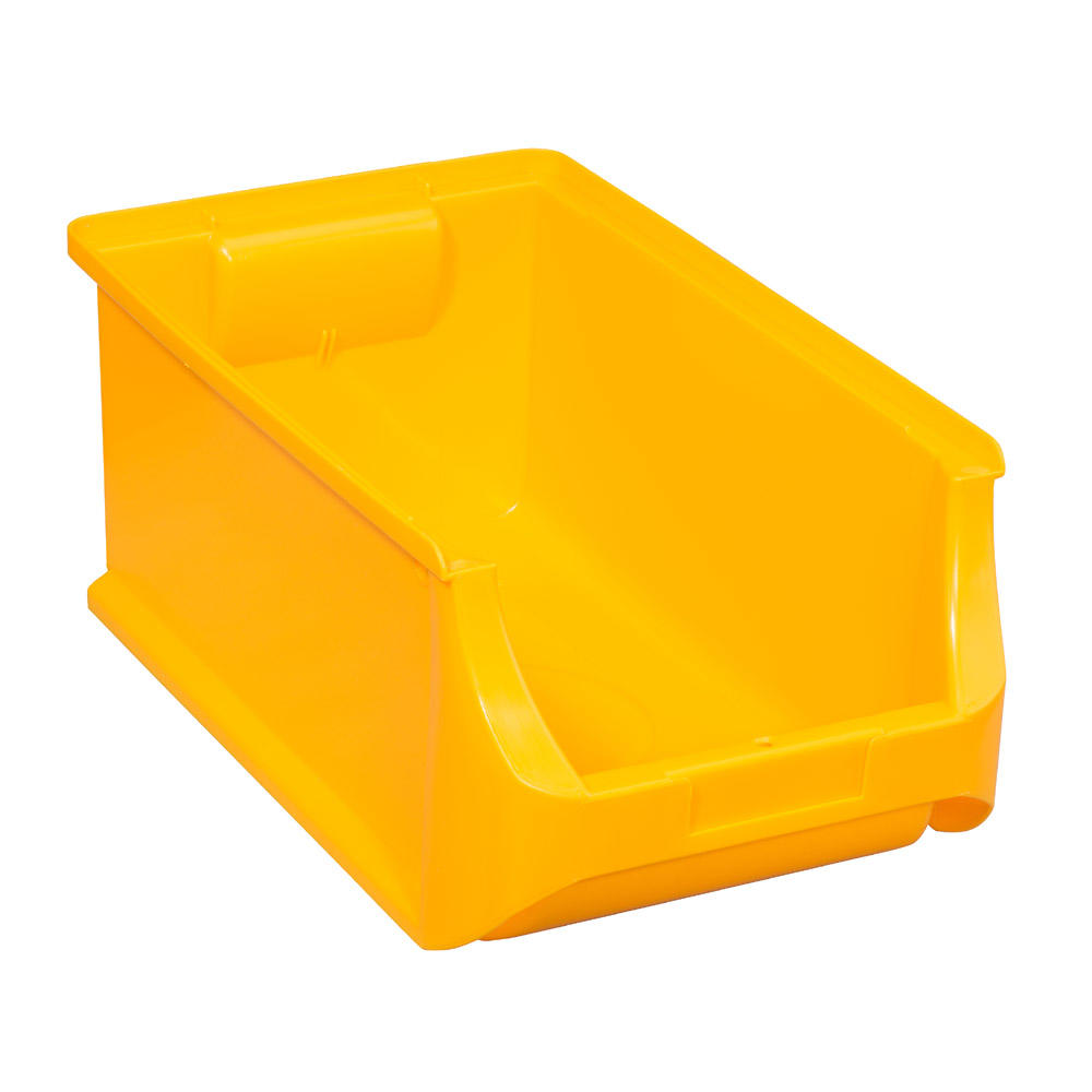 Professionele magazijnbakken maat 4 | geel | 150 | 205 | 355