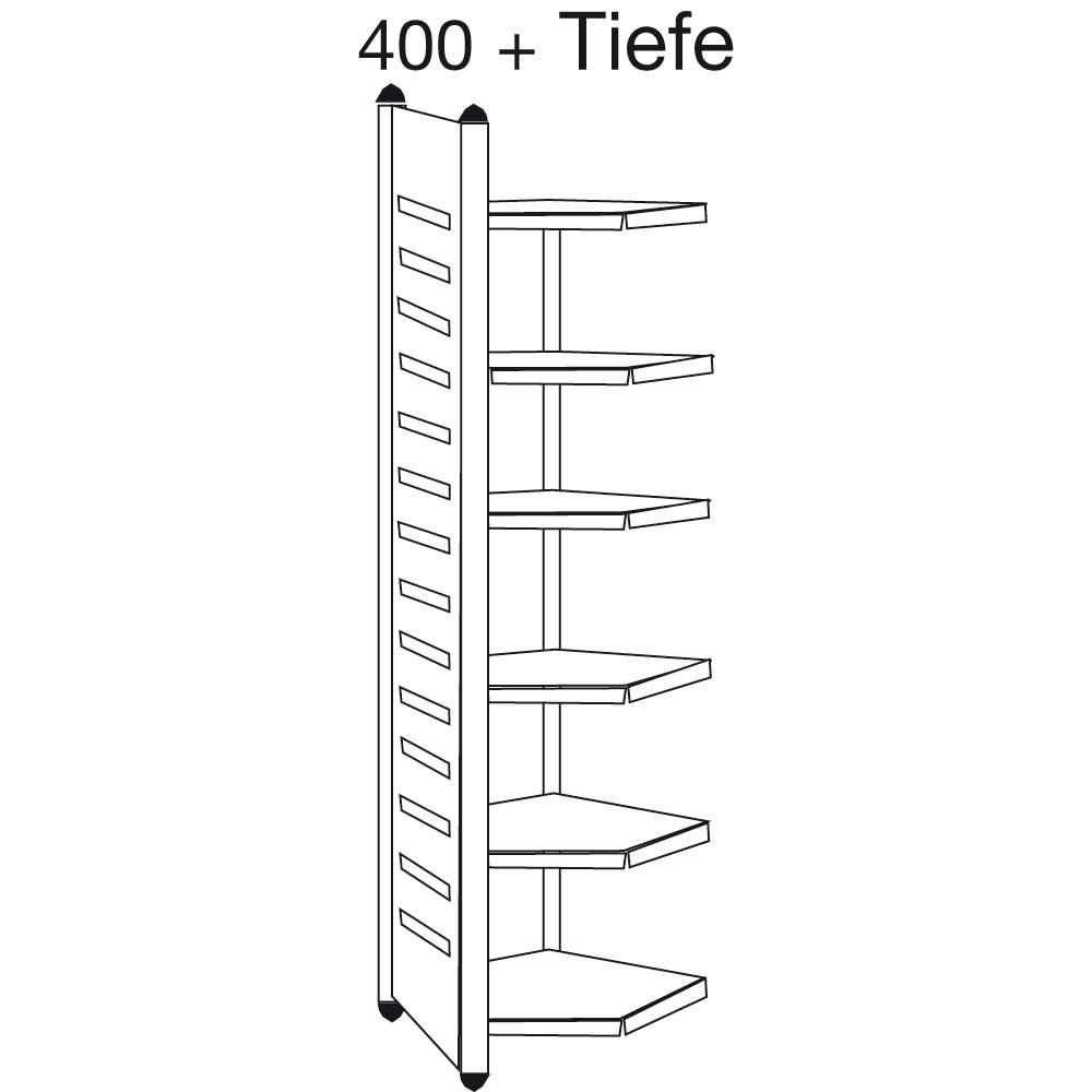Stalen schroefrek STE 1500 | 2600 | Hoekveld | 400 | 600