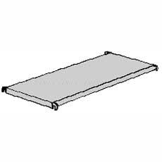 Legbord PROGRESS 500 T lichtgrijs RAL 7035, staal | 960 | 300 | extra legbord B 960 mm