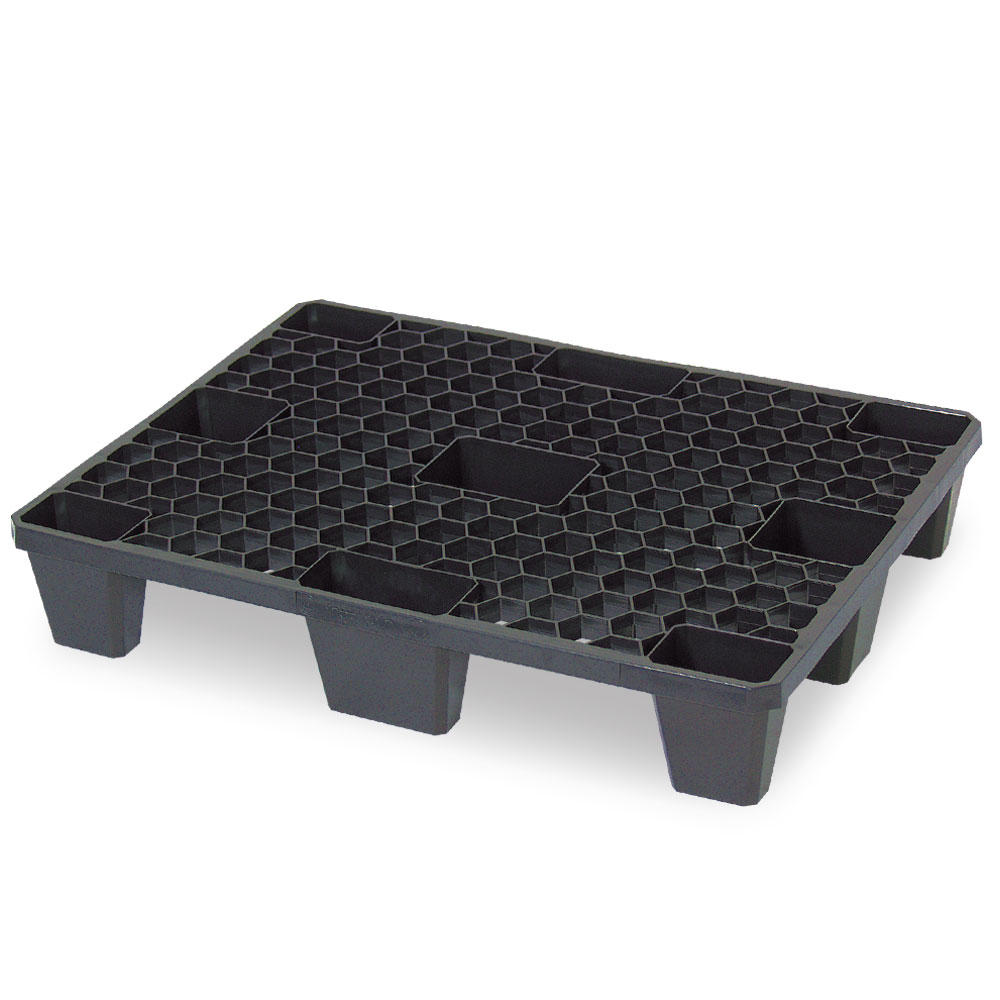Halve europallet, lichtgewicht, zwart | 600