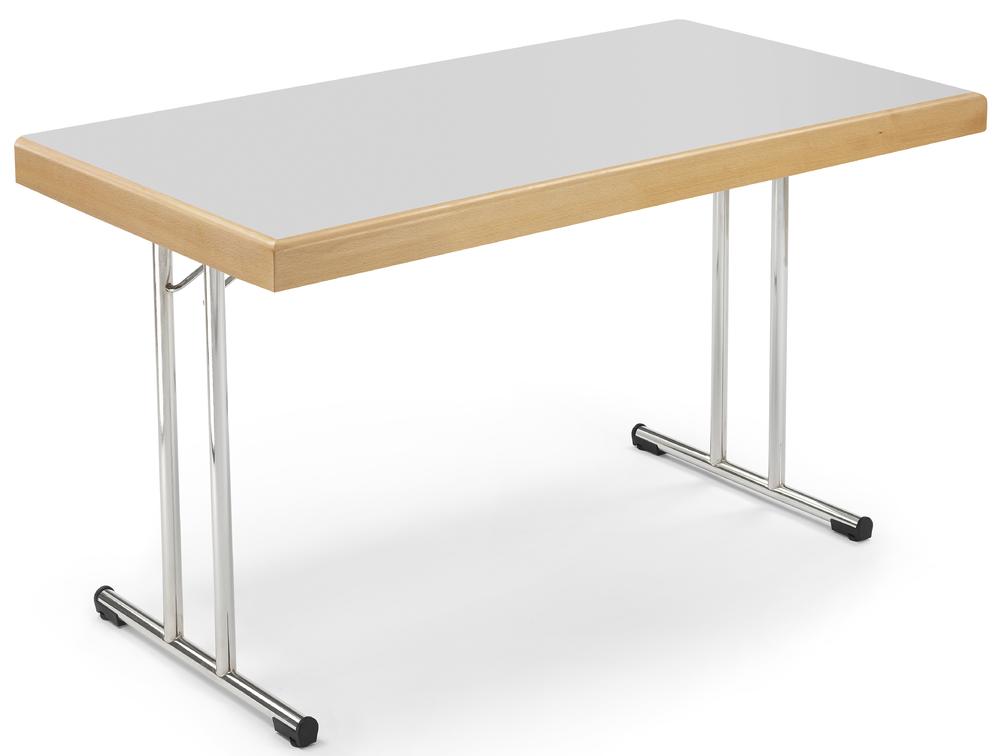 Klaptafel met randbekleding | lichtgrijs | 1400 | 700