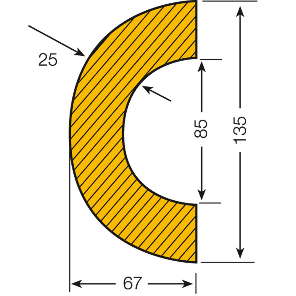 Stootbescherming | Diameter 70-100 mm | voor buizen