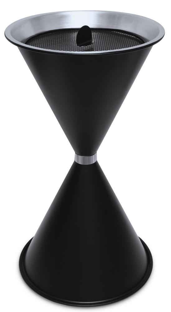 Staande asbak DIABOLO | zwart | staal