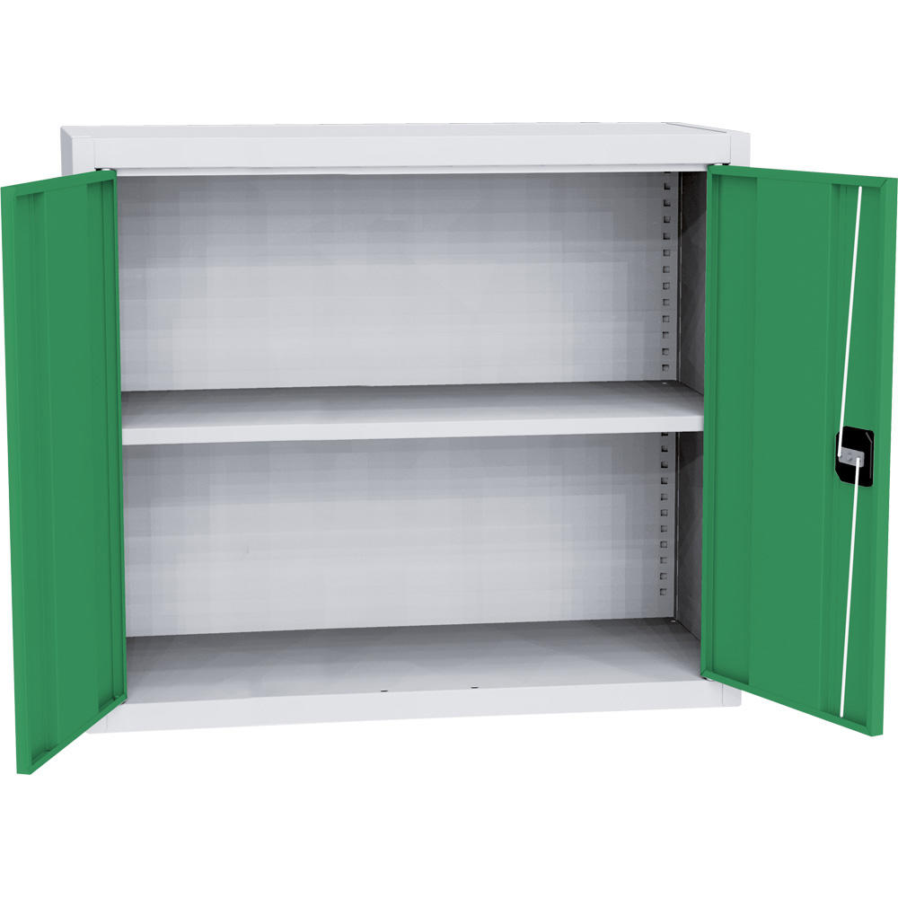Materiaalkast SERIE T 110 (opzetkast) | verkeersgroen RAL 6024 | 950