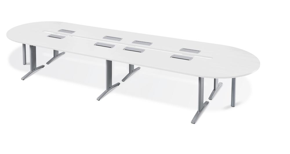 Conferentietafel OVO | wit | 5500