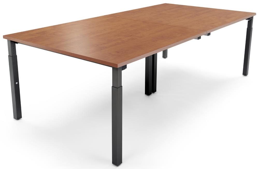 Conferentietafel-Systeem MODUL | calvados | 3200 | 1600 | zwart RAL 9005