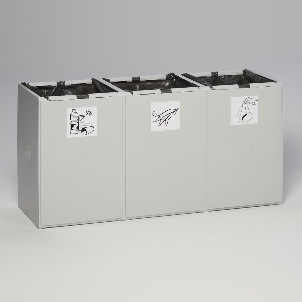Afvalscheidingssysteem T6000 | 3 bakken