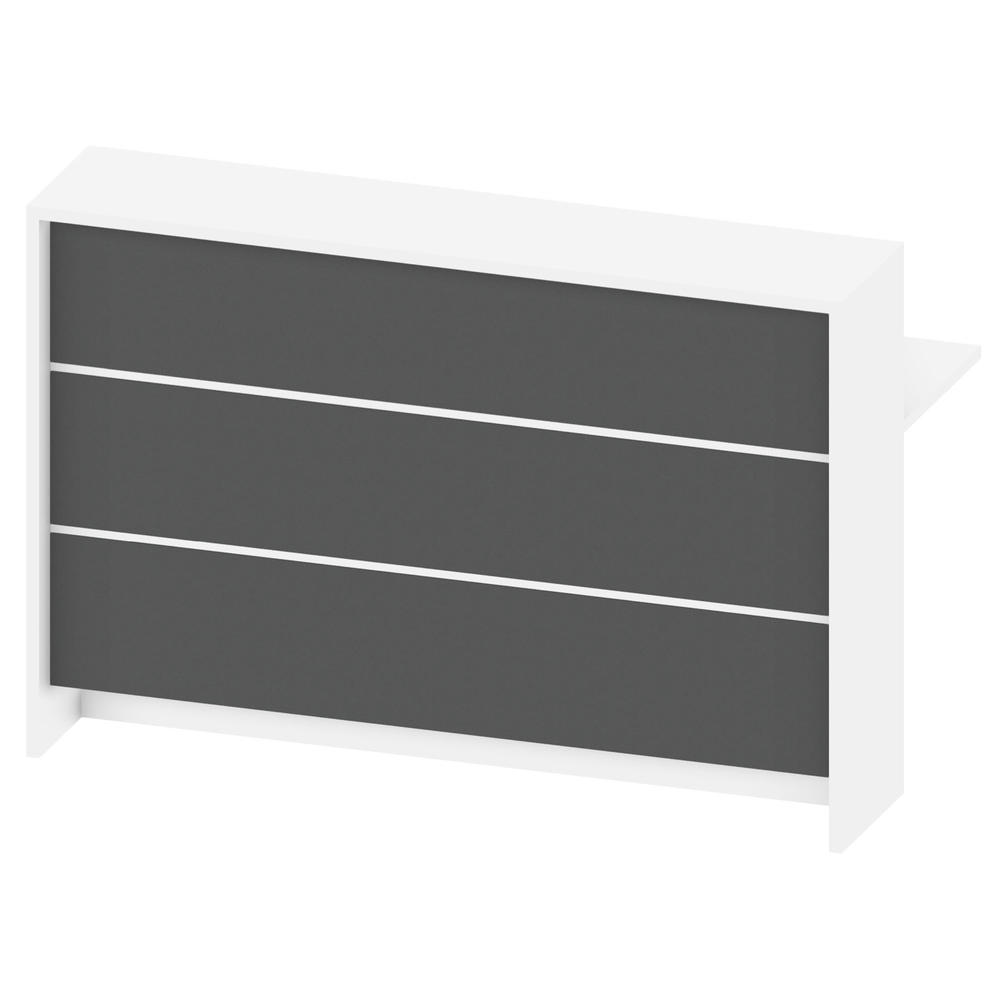 Balie-element ELINUS | antraciet | 1085 | 1600 | Balie-element recht