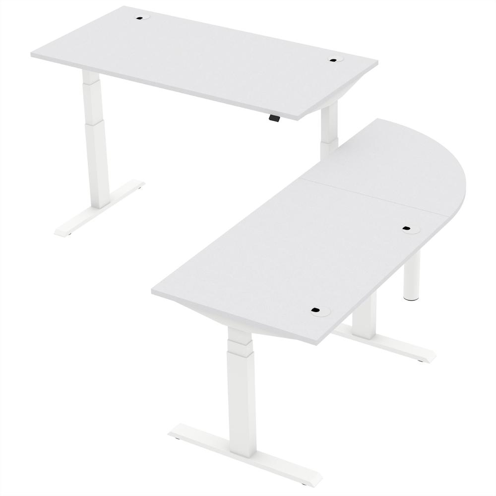 Verbindingsblad 1/4 cirkel SST | lichtgrijs | wit | 90° hoek 1/4 circel