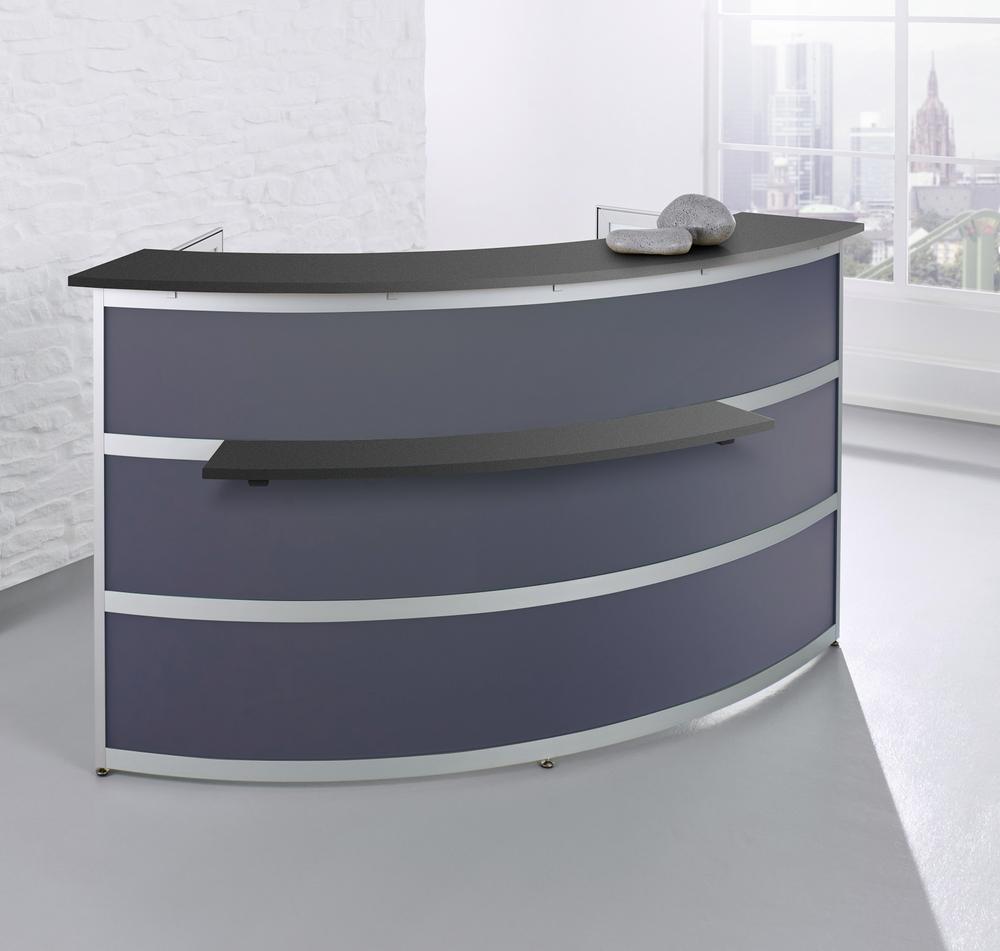 Balie-element ZENTRO | antraciet | 2200