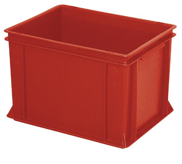 Stapelbare bak | rood | 270 | 300 | 400 | gesloten