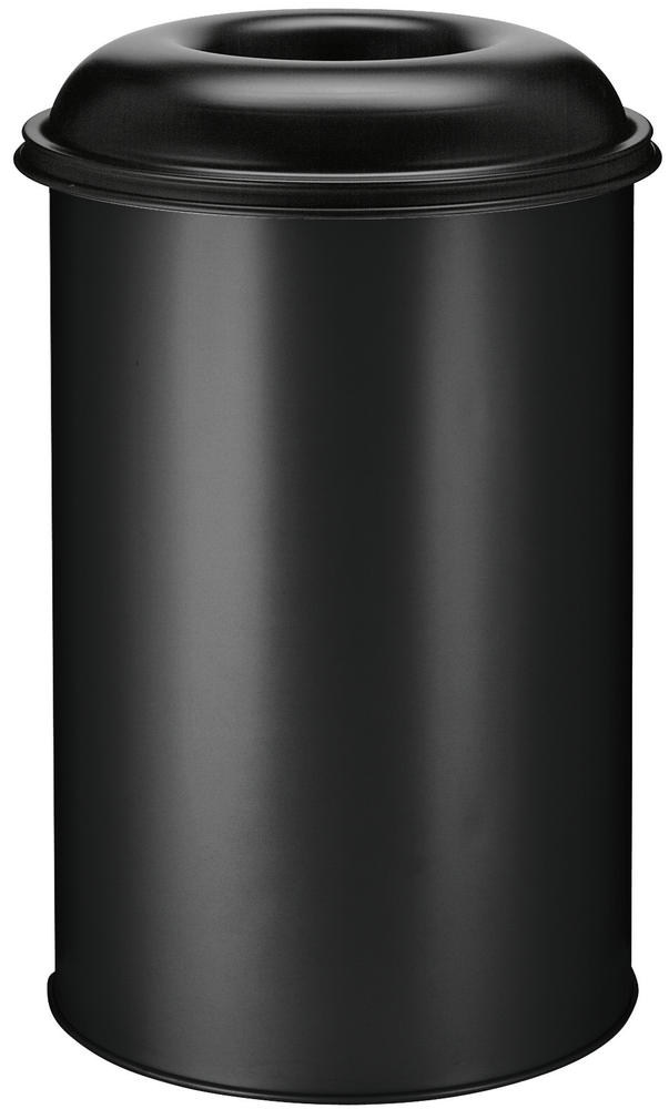 Papiermand met vlamdover, 200 liter | zwart | 200,00