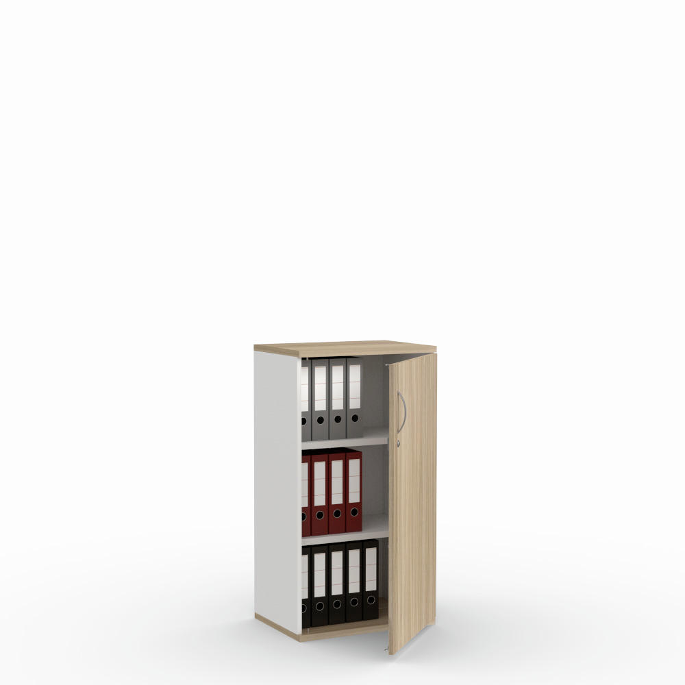 Draaideurkast PROFI Bicolour | 600 | Deurstop rechts