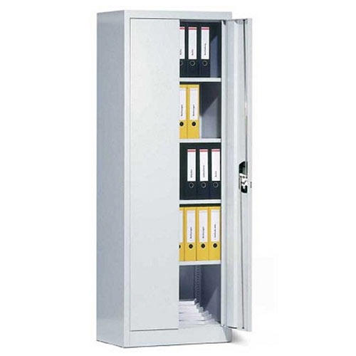 Kantoorkast met draaideuren, staal ERGO LOCK 4 | lichtgrijs RAL 7035 | 1200 | 500