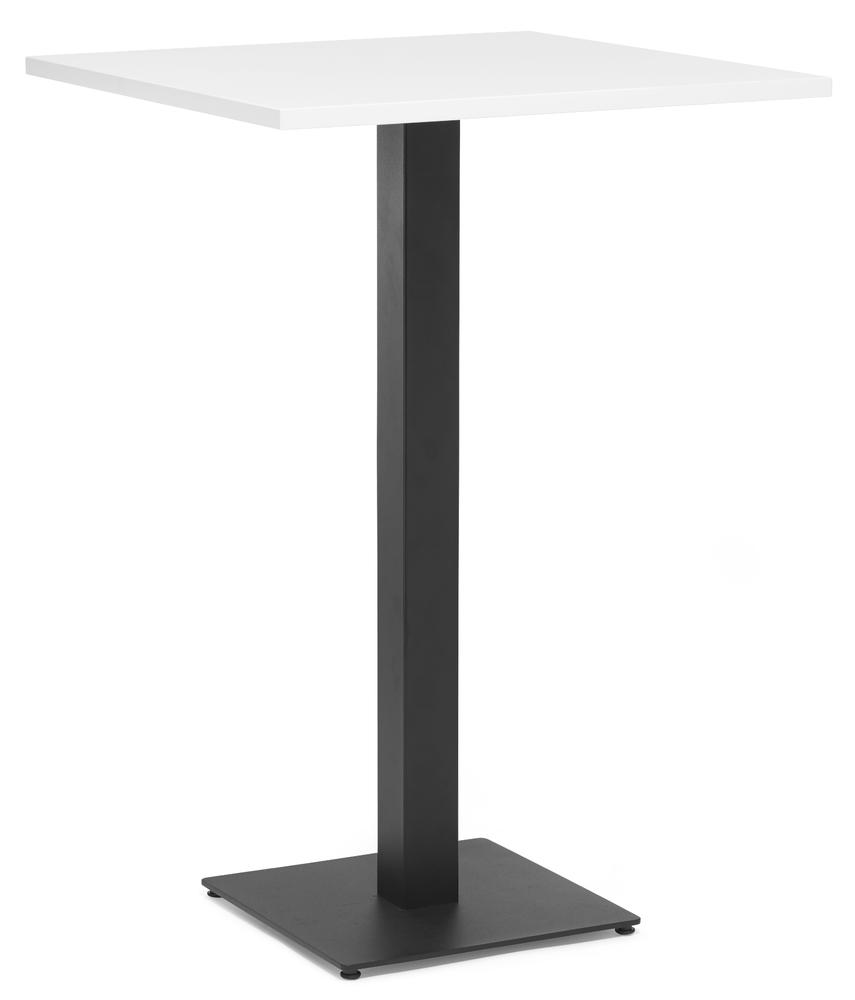 Cafetaria-/statafelsysteem PARMA hoekig | wit | 1125 | zwart