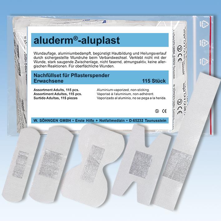 Navulset voor Aluderm-pleisterbox