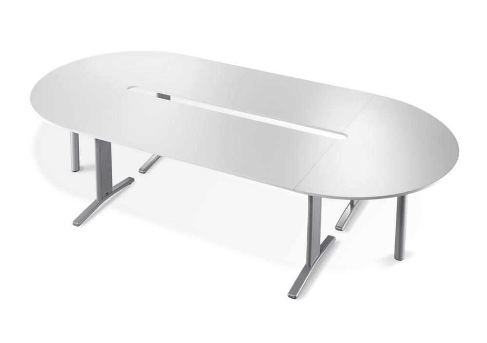 Conferentietafel OVO | wit | 2700