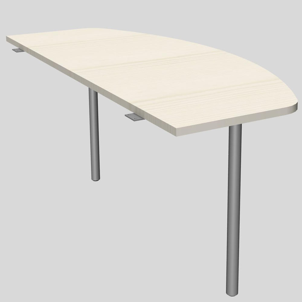 Aanbouwtafel MODUL | esdoorndecor | 1600 | aanbouwblad incl. 2 steunpoten