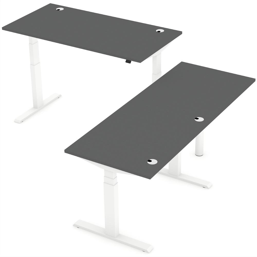 Verbindingsblad 1/4 cirkel SST | antraciet | wit | 90° vierkant