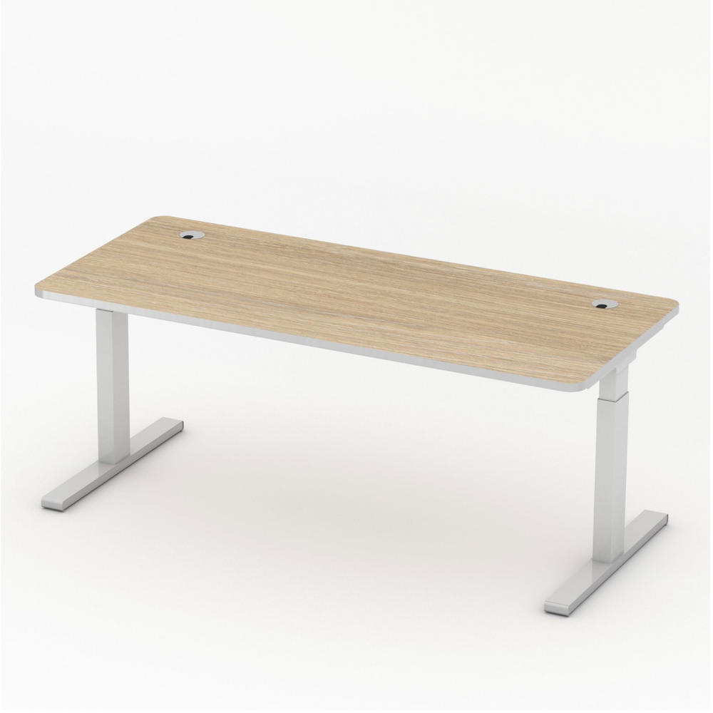 Bureau iMODUL | licht eik | 1800 | rechthoek