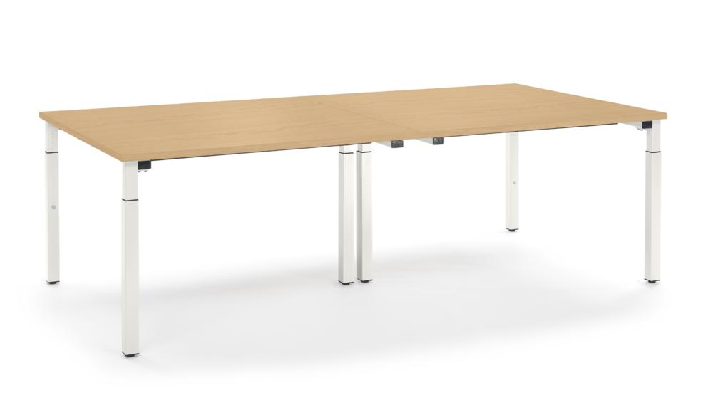Konferenztisch System MODUL | beukdecor | 3200 | 1600 | wit RAL 9016