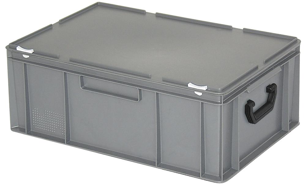 Eurokoffer | grijs | B 400 x H 230 x L 600 mm | 43,00