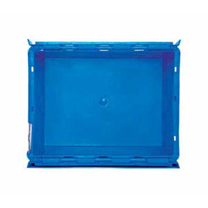 Herbruikbare eurobak met klapdeksel | B 400 x H 400 x L 600 mm | 70,00