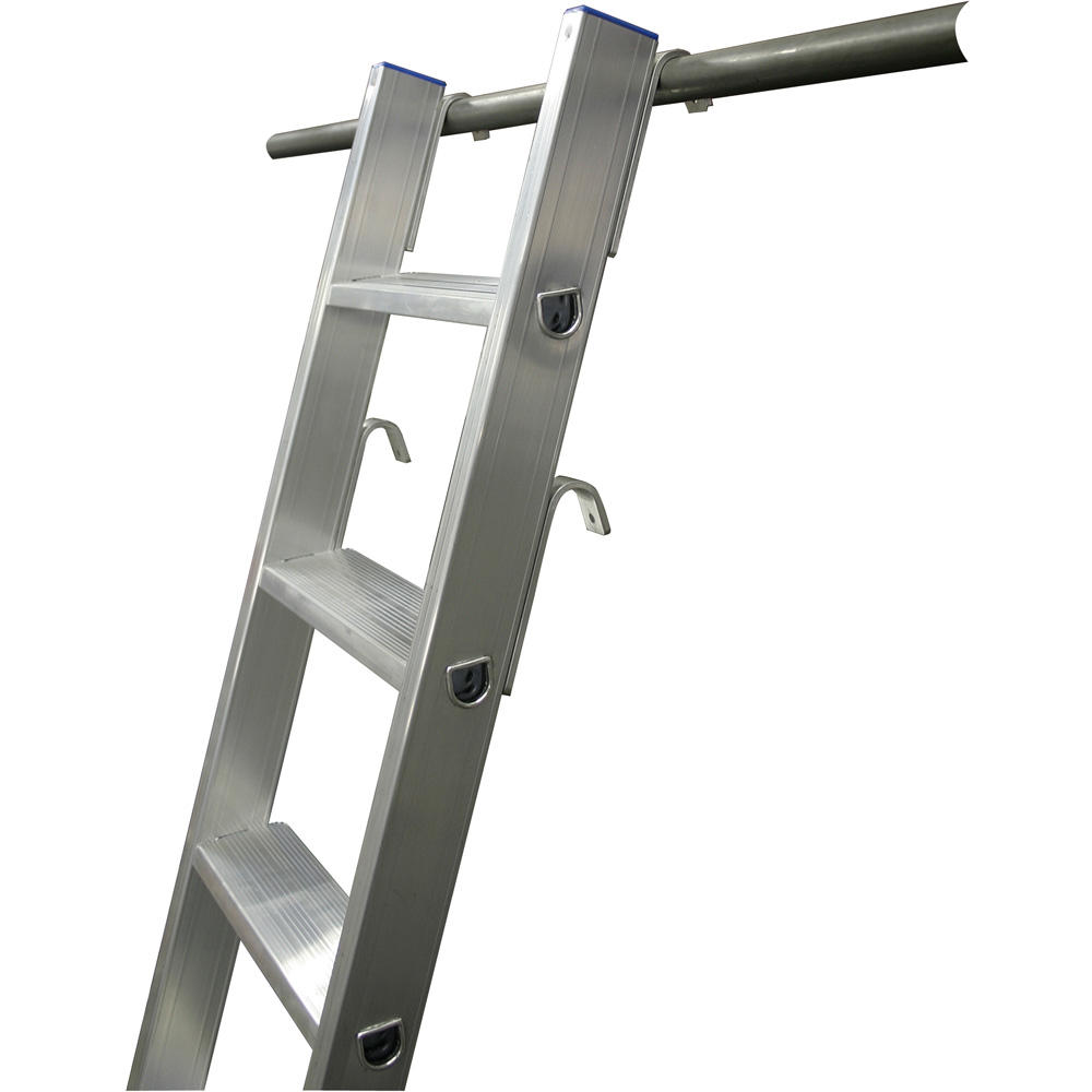 Magazijntrap Stabilo, inhaakbaar, 6 treden | 2 paar ladderhaken | 2690