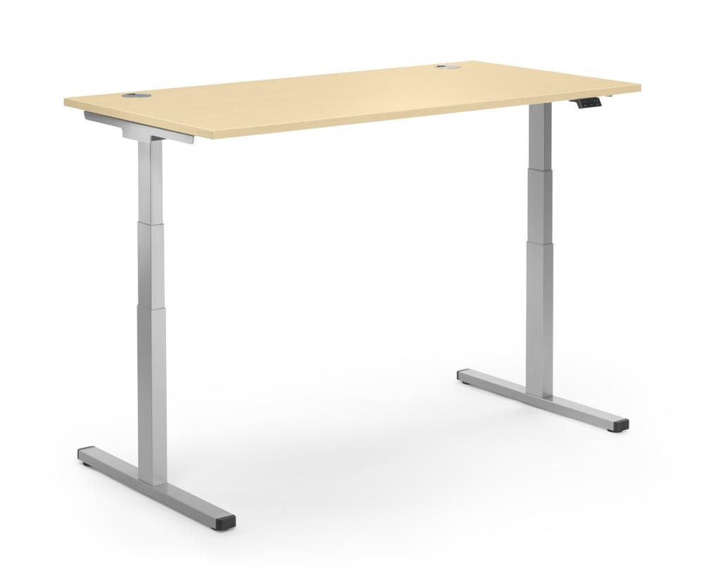 Verstelbare bureau MULTI MODUL-PRO | esdoorndecor | 2000 | aluzilver