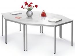 SET-aanbieding - Trapeziumtafel + rechthoekige tafel 