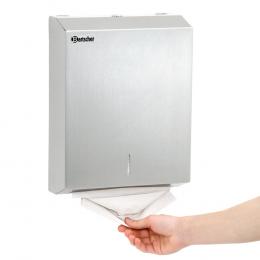 Handdoekdispenser, CNS geborsteld voor wandmontage 