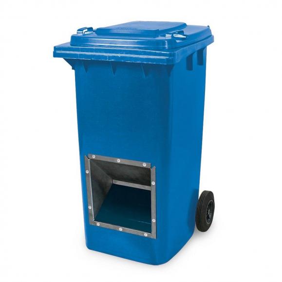 Strooimateriaalbak, inhoud 240 liter, blauw blauw