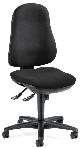 Bureaustoel COMFORT I zonder armleggers zwart | zonder armleggers (optioneel) | polyamide zwart