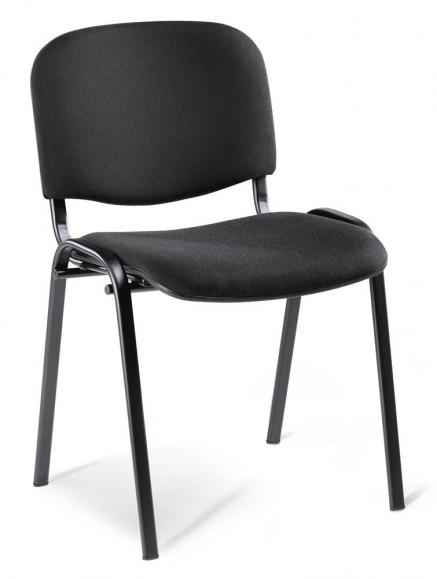 Bezoekersstoel ISO zwart | zwart