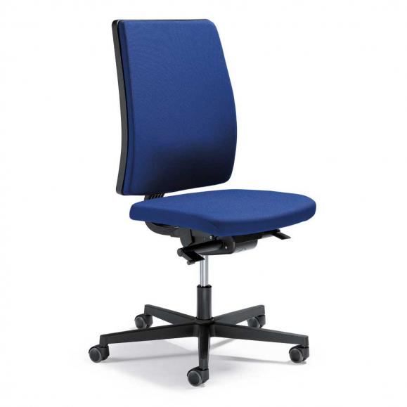 Bureaustoel ecoSIT zonder armleggers blauw | met rugkussen