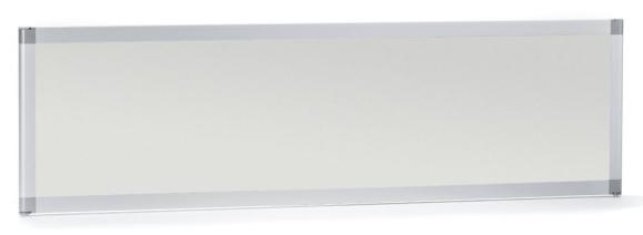 Tafelscheidingswand MIAMI 1600 | melamine decor lichtgrijs
