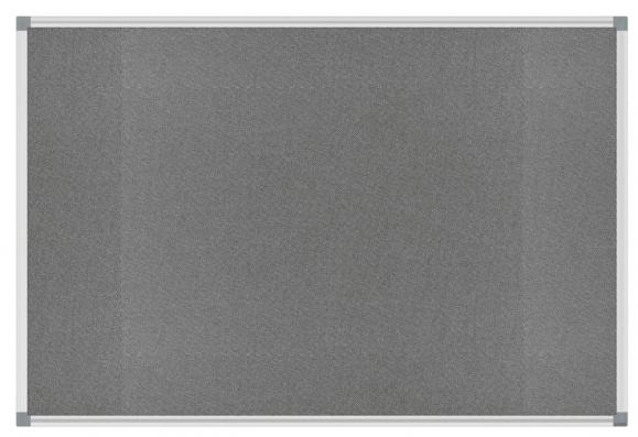 Prikbord DELTA-BOARD grijs | 600 | 900 | vilt