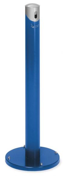 Paal voor asbak SG 105 gentiaanblauw RAL 5010 | rond